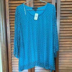 NWT Frazzle Women’s Blue Top